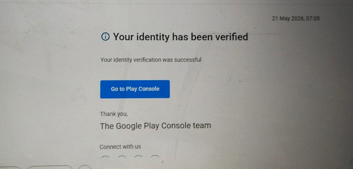 Identity verification completed